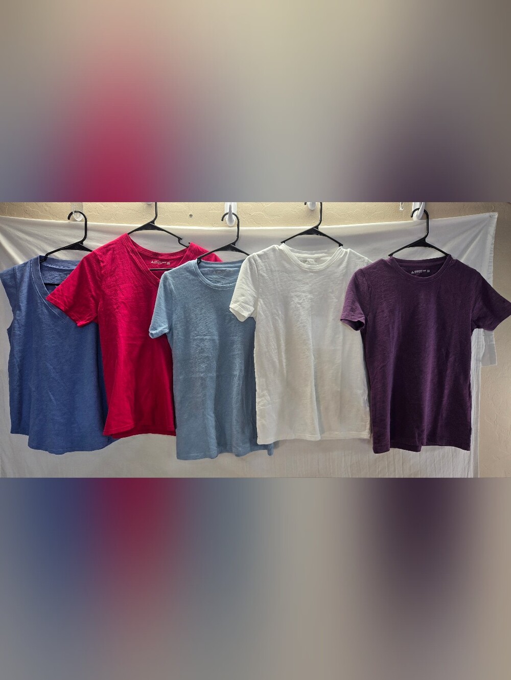 Lot of 5 American Giant Women's Size XS Short Shirts NWOT